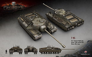World of Tanks T95 wallpaper, World of Tanks, tank, wargaming, T95 HD wallpaper