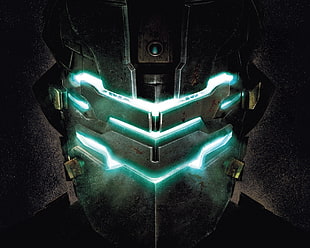 black LED robot mask cover, video games, Dead Space, Dead Space 2 HD wallpaper