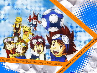 Digimon characters wallpaper HD wallpaper