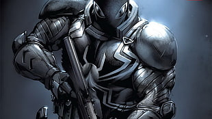 robot character graphic wallpaper, Venom, Marvel Cinematic Universe, Agent Venom, Spider-Man HD wallpaper