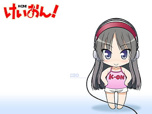 pink and gray girl anime character illustratoin HD wallpaper