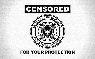 US Bureau of Morality logo, Nine Inch Nails HD wallpaper