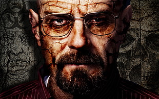 man portrait poster, Breaking Bad, Walter White