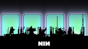 NIN graphic wallpaper HD wallpaper