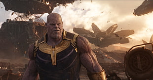 Thanos movie still screenshot, Thanos, Marvel Cinematic Universe, Avengers: Infinity war, The Avengers HD wallpaper