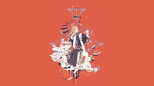 anime wallpaper, anime, Micha (PFFK), Pixiv Fantasia: Fallen Kings, redhead HD wallpaper