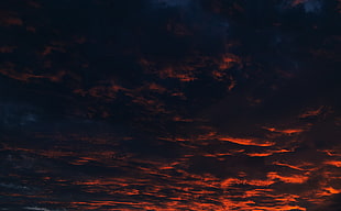 Banaue Rice Terraces, Clouds, Sunset, Night HD wallpaper