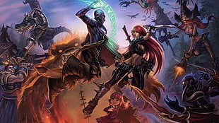 League of Legends season 1 game poster HD wallpaper