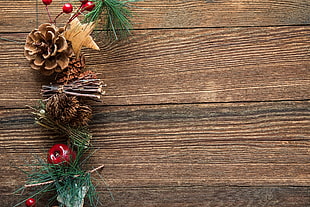 pinecones and pines ornaments