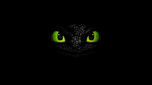 Toothless 3D wallpaper, How to Train Your Dragon, black, Toothless, simple background HD wallpaper