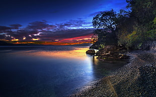 body of water, landscape, nature, island, beach