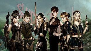 photo of six women movie wallpaper HD wallpaper