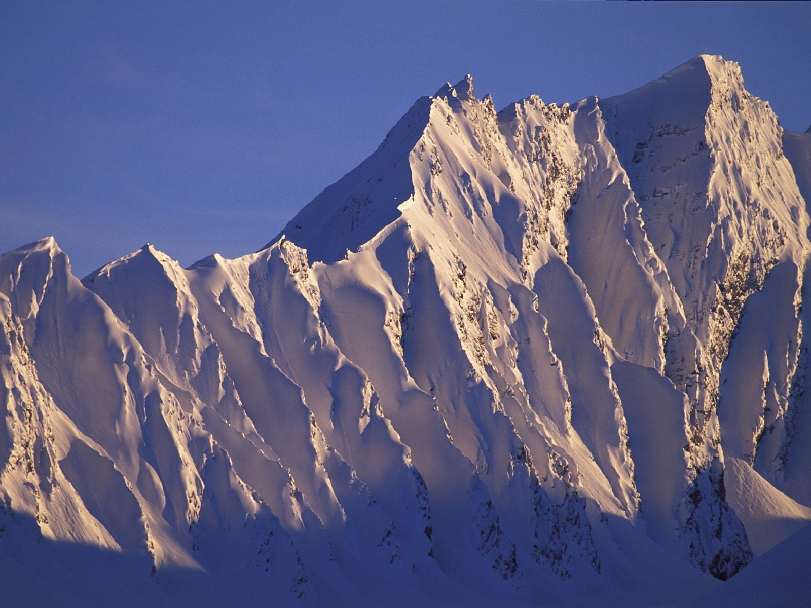 snow covered mountain