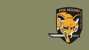 Fox Hound special force group logo HD wallpaper