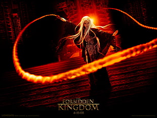 The Forbidden Kingdom digital wallpaper, movies, The Forbidden Kingdom, whips HD wallpaper