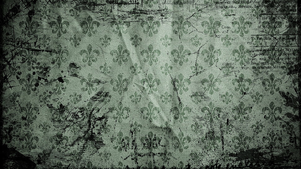 white and gray floral area rug, Fleur de Lis HD wallpaper
