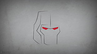 fictional character with red eyes, Marvel Comics, hero, Transformers, Megatron HD wallpaper