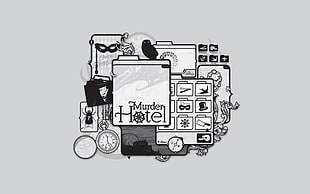 Murder Hotel illustration HD wallpaper