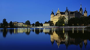 castle near at body of water