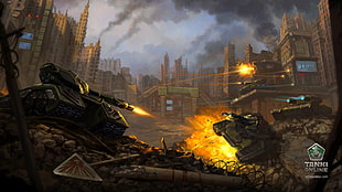 Tank Online game poster, tank, tanki online HD wallpaper