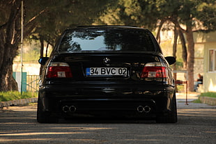 black BMW vehicle, car, BMW, BMW M5 E39, E39 HD wallpaper