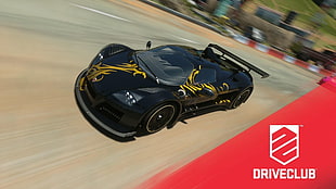 black race car, Apollo Gumpert, Driveclub, video games HD wallpaper