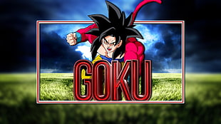 Son Goku illustration, Dragon Ball, anime, manga, Super Saiyan 4