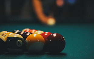 billiard ball piled HD wallpaper