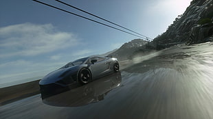 white and black convertible coupe, Driveclub, car HD wallpaper