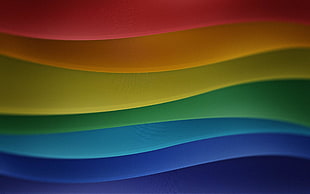 rainbow illustration HD wallpaper