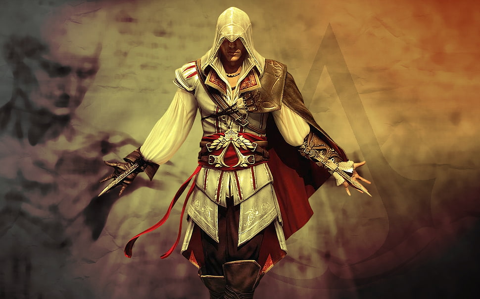 Ezio from Assassin's Creed character HD wallpaper