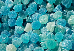 blue stone fragments lot HD wallpaper