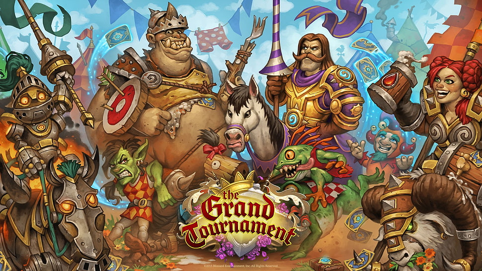 The Grand Tournament graphic wallpaper, Blizzard Entertainment, Hearthstone, The Grand Tournament HD wallpaper