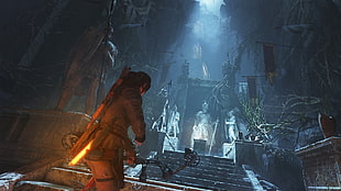 Tomb Raider gameplay, Lara Croft, Rise of Tomb Raider, Tomb Raider HD wallpaper