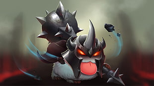 video game character illustration, League of Legends, Poro, Mordekaiser HD wallpaper