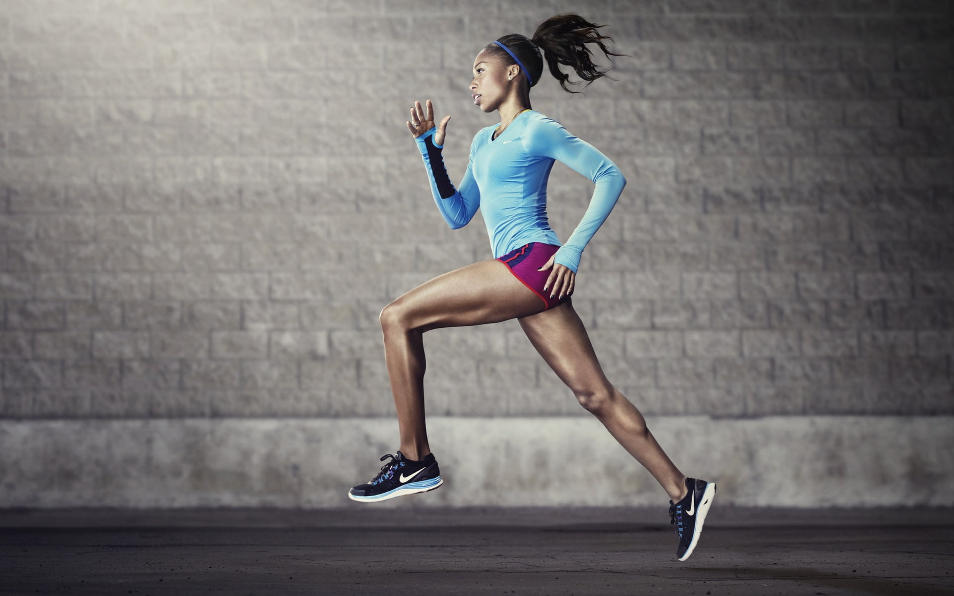 Nike, Running girl, HD wallpaper | Wallpaper Flare
