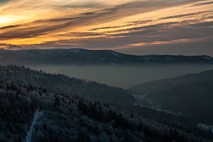 mountain range view