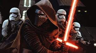 Star Wars poster HD wallpaper
