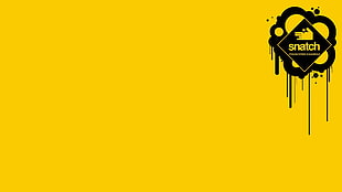 yellow and white paper screenshot, minimalism, yellow background, typography HD wallpaper