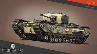 World of Tanks wallpaper, World of Tanks, tank, wargaming, render HD wallpaper