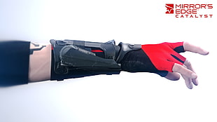 gray and black gloves, Mirror's Edge, Mirror's Edge Catalyst, hands