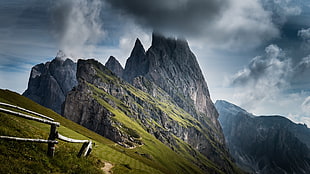 brown mountain, nature, mountains, landscape