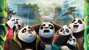 Kung Fu Panda illustration HD wallpaper