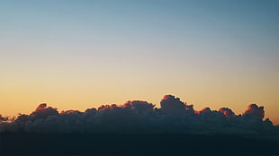 white clouds, sky, clouds