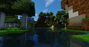 game application screenshot, Minecraft, video games