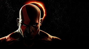 Kratos illustration, Kratos, God of War, video games HD wallpaper