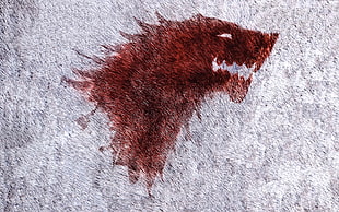 brown and white fur area rug, Game of Thrones, House Stark HD wallpaper