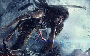 Laura Craft illustration, Tomb Raider HD wallpaper