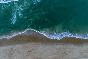 blue ocean water, nature, water, beach