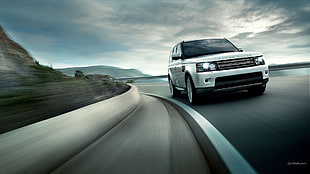 gray SUV, Range Rover, car HD wallpaper